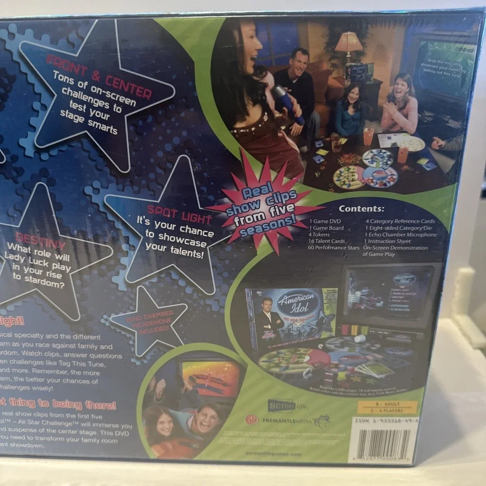 American Idol All Star‎ Challenge DVD Game Microphone Ryan Seacrest New Sealed